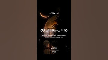 واصبر وما صبرك إلا بالله #kuranıkerim #سورة_النحل #quran #فارس_عباد