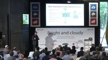 John Kindervag about Zero Trust Networking at ON2IT event Bright & Cloudy