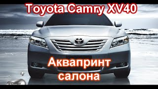 АКВАПРИНТ Toyota Camry XV40 ///  Серое дерево в глянец ///