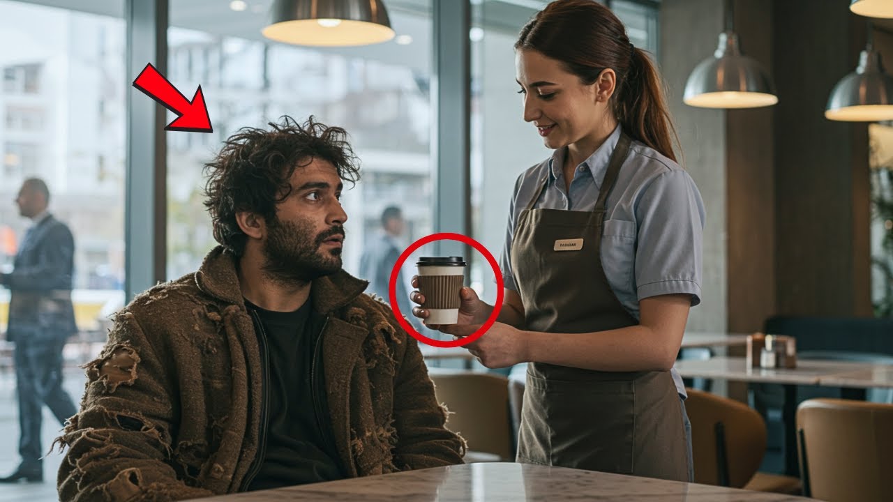 HAYATININ AŞKINI BULMAK İÇİN DİLENCİ KILIGINA GİRDİ - GARSON KIZ BİR KAHVE İKRAM EDİYOR VE...