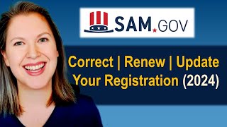 Renew/Update Your SAM Registration: How To, When, and Why