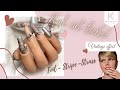 Tuto nail art facile foil - metal line - stripe - bijoux