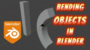 Blender Tutorial  Bend objects in Blender Simple Deform blender tutorial 1