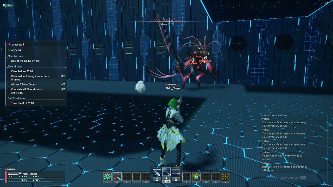 something aint right here (PSO2: NGS closed beta test)