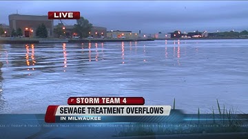 Sewerage District initiates sewage overflows after heavy rains in Milwaukee