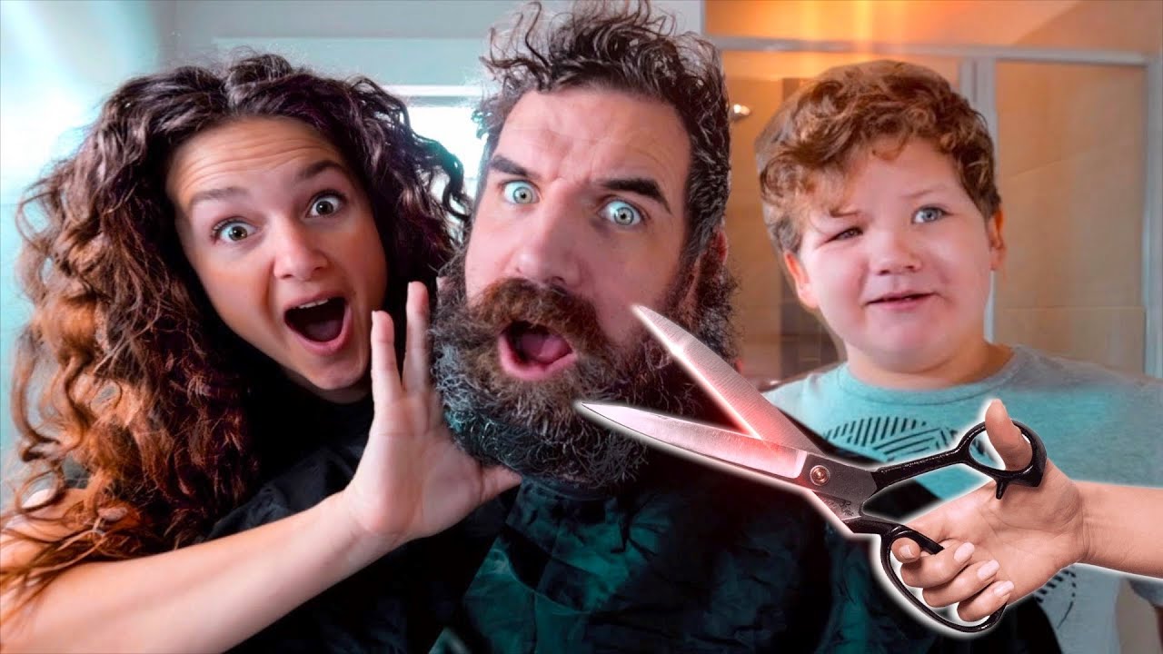 Dad Shaves Beard Kids Surprise Reactions 😱 YouTube