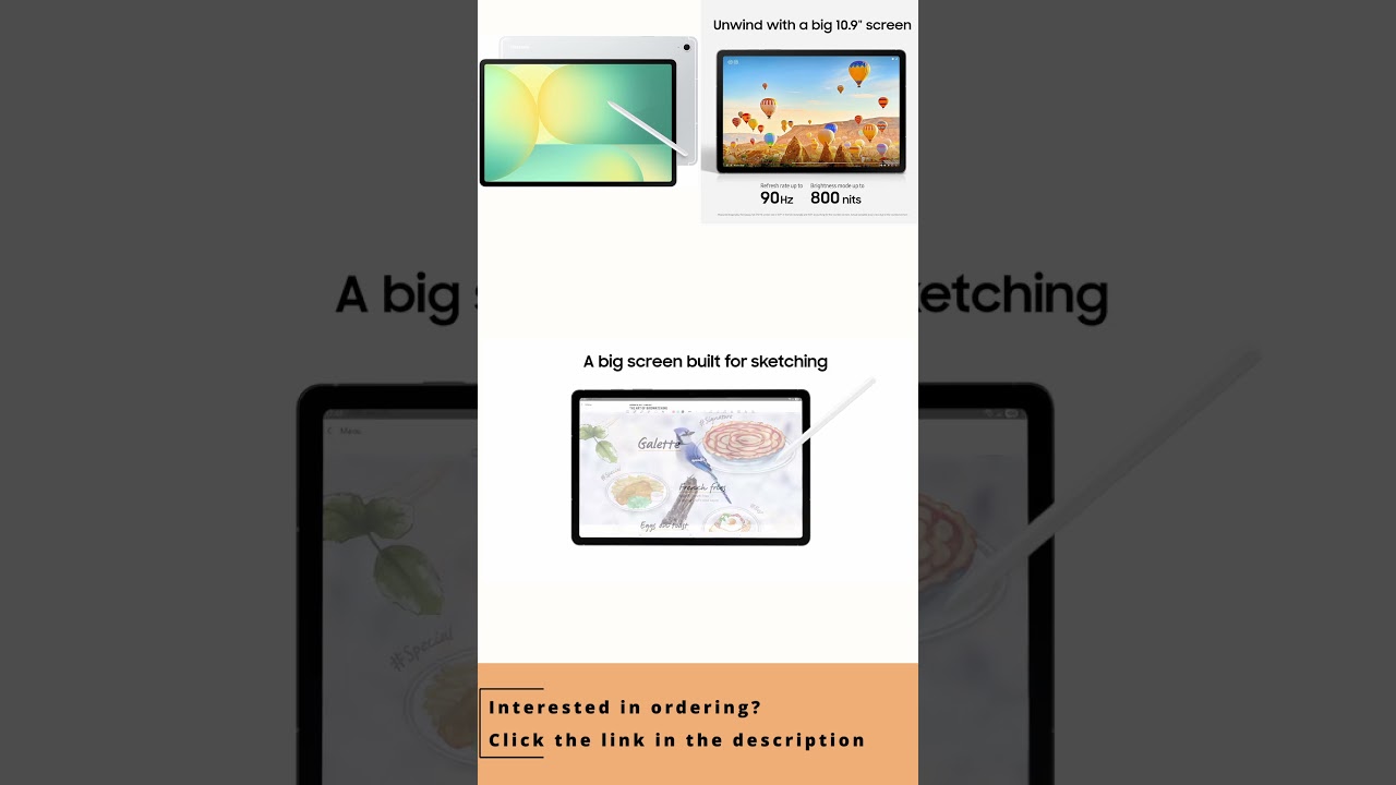 Galaxy Tab S10 FE The Perfect Tablet 