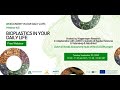 Bioplastics in Your Daily Life - Webinar