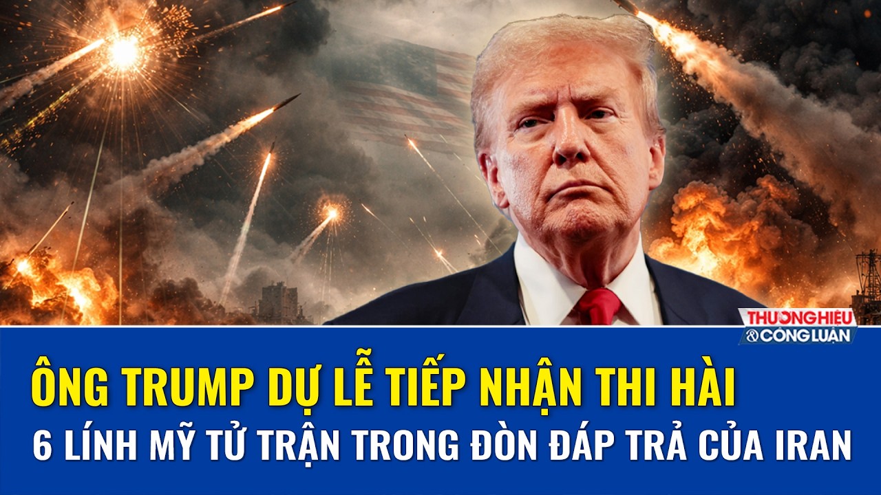 6 lính Mỹ tử trận trong đòn đáp trả của Iran, ông Trump tới căn cứ Dover dự lễ tiếp nhận thi hài