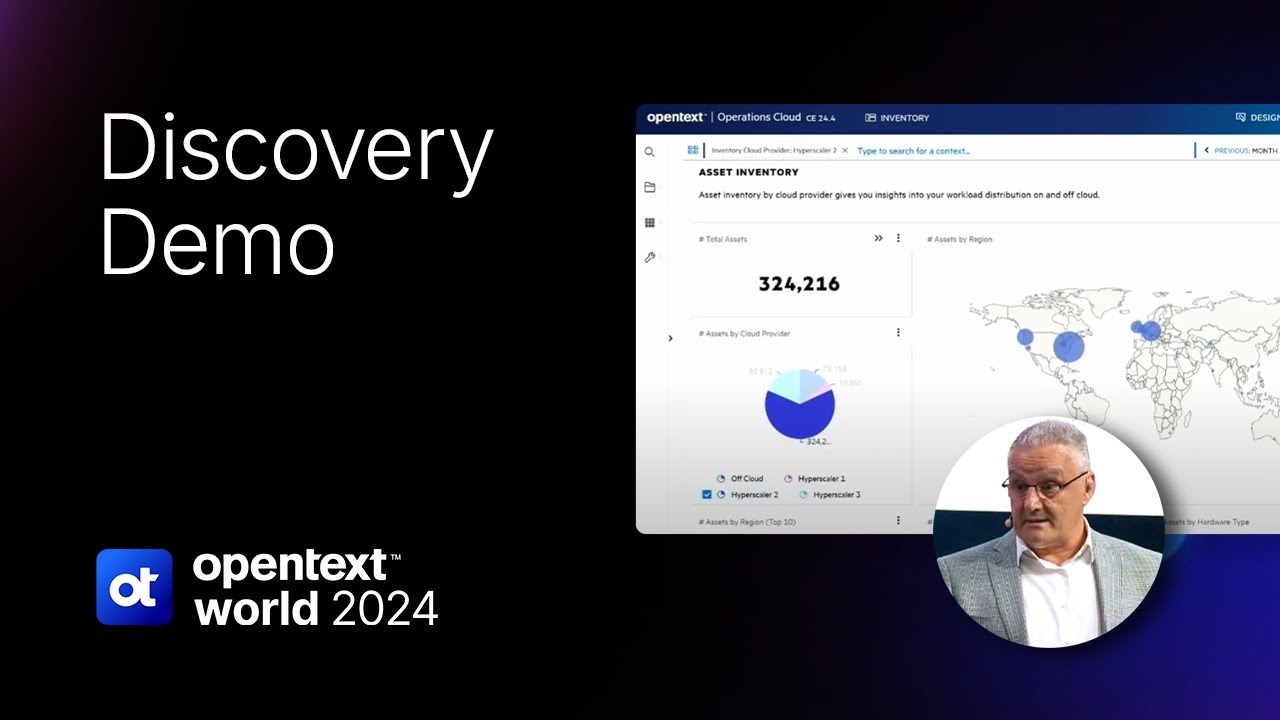 OpenText World 2024 Demo - Multi-Cloud Discovery: ITOM - YouTube