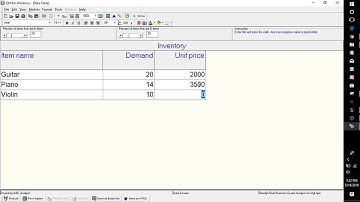inventory tutorial using qm on windows