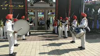 The Drummer's and Bagpiper's Delight Baraat Procession / Groom's Arrival #BathindaArmyPipeBand®