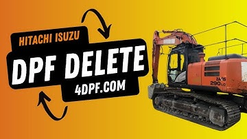 Hitachi ZX290LCN - Isuzu 4HK1 DPF Delete Kit