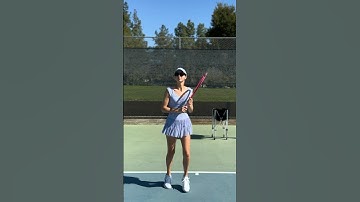 Self fed forehand practice #tennis #forehand #tip #tutorial