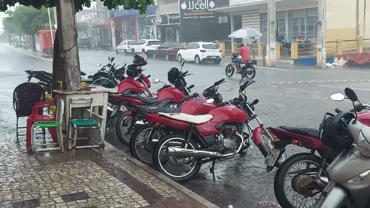 CHUVA FORTE EM ACOPIARA-CE HOJE (2 DE MARÇO) 🌧️ Registro Ao Vivo do Inverno no Sertão