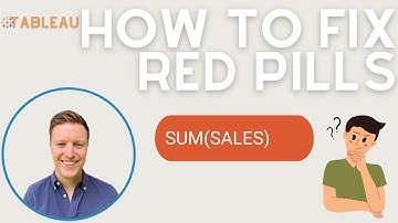 How to Fix Red Pills in Tableau (Quick Tip) | Replace Broken Fields