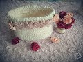 كروشيه سلة عملية بسيطة وسهلة  