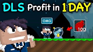 PROFIT DLS IN 1 DAY WITH THIS ITEM ! INSANE LAZY PROFIT ! | Growtopia