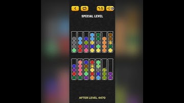 Ball Sort Special Level - Locked Ball (after Level 4470)