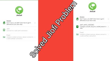How To Solve Jio Call Not Configured