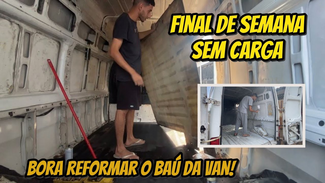 Viagem e Baú da Van Renovado Por Menos De R$200! Olha o resultado (Viagem que trancou nosso motor)