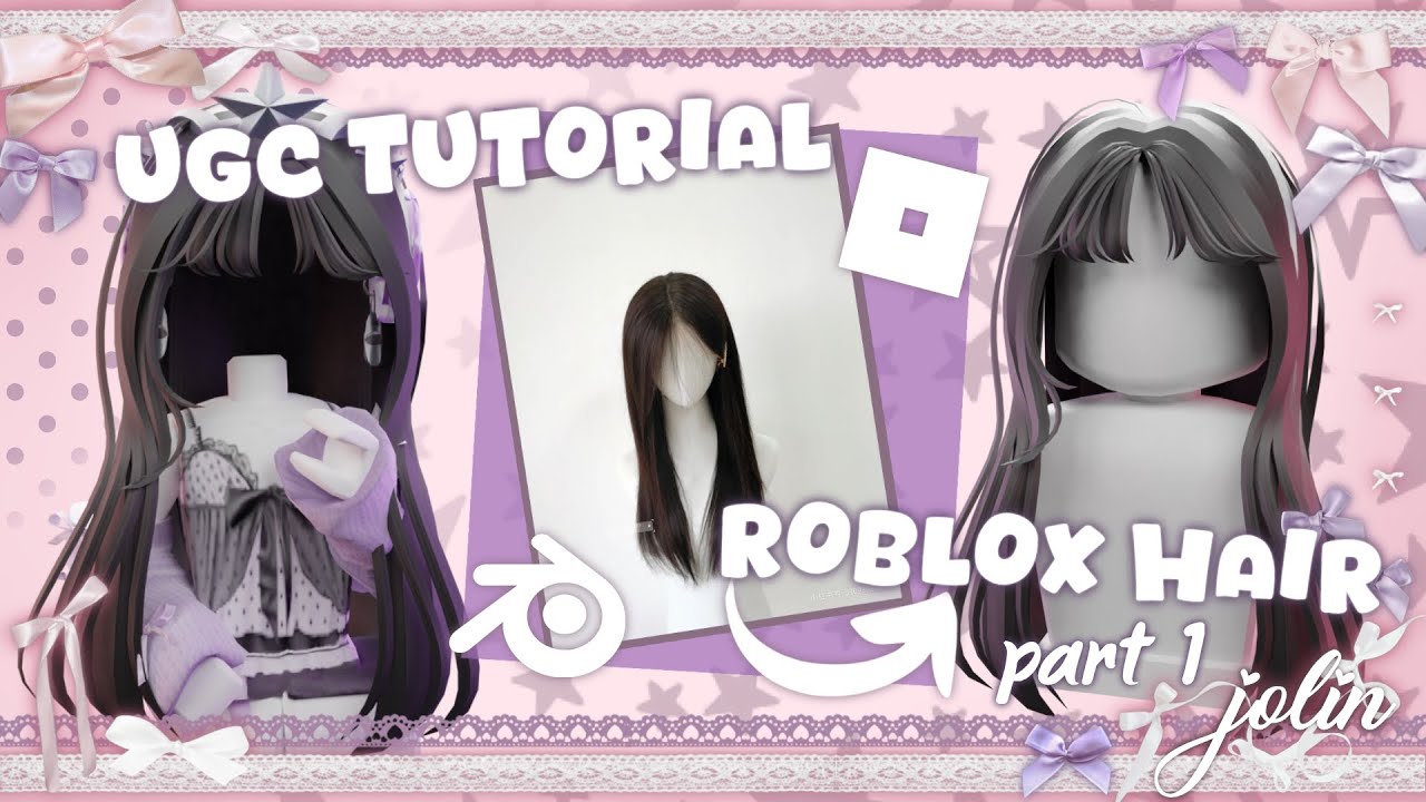 How To Make Hair STEP BY STEP For Roblox UGC Voiceover Blender 