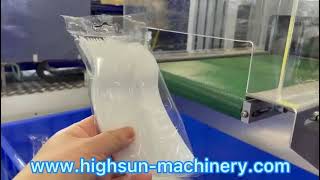 Highsun highspeed injection molding machine with stack mold and automatic robot packing systerm