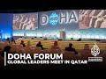 Doha forum global leaders increase pressure on israel
