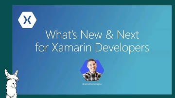 What’s new & next for Xamarin developers - James Montemagno. Dot Net North - October 2020