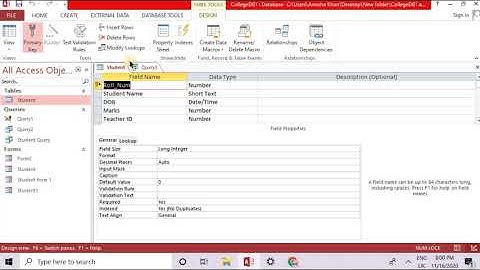 How to Write Query in MS Access | BA BSc Part 2 Computer Practicals Video No 10