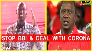 Ruto furiously lectures Uhuru's government
