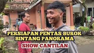 PERSIAPAN PENTAS BUROK BINTANG PANORAMA SHOW CIREBON