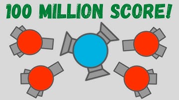 Diep.io | 100 Million Score with Sandbox Feedbots!