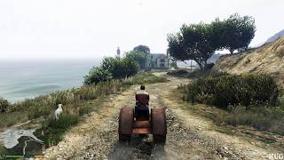 Grand Theft Auto 5 Enhanced - Stanley Tractor - Gameplay (PC UHD) [4K60FPS]