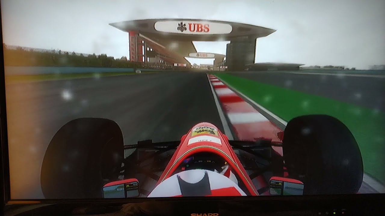 F1 2013 China Shanghai hotlap setup wet Ferrari F92A (1m39s711) onboard pad controller PS3 game 720p