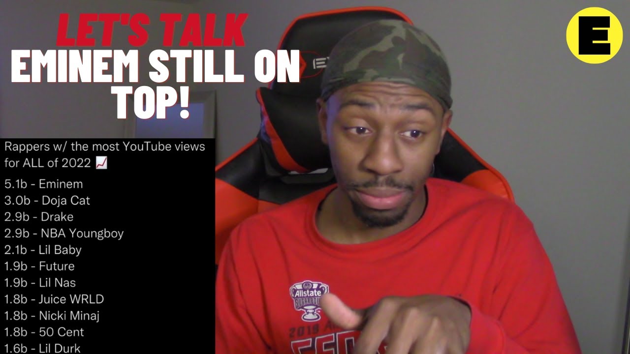 Nobodie Rapper (NOBODY LISTENS TO HIM THO!?) EMINEM TOP RAPPER IN YOUTUBE VIEWS 2022 ...