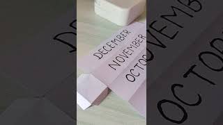 diy desk calendar 🌼 #ytshorts #diy #shortsfeed #craft #shorts