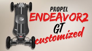 PROPEL ENDEAVOR2 GT CUSTOMIZED | ESK8 | POKEC [4K] [SUBTITLES]