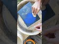 Screen printing on a ceramic plate #silkscreenprinting #screenprintingsupplies #screenprinting