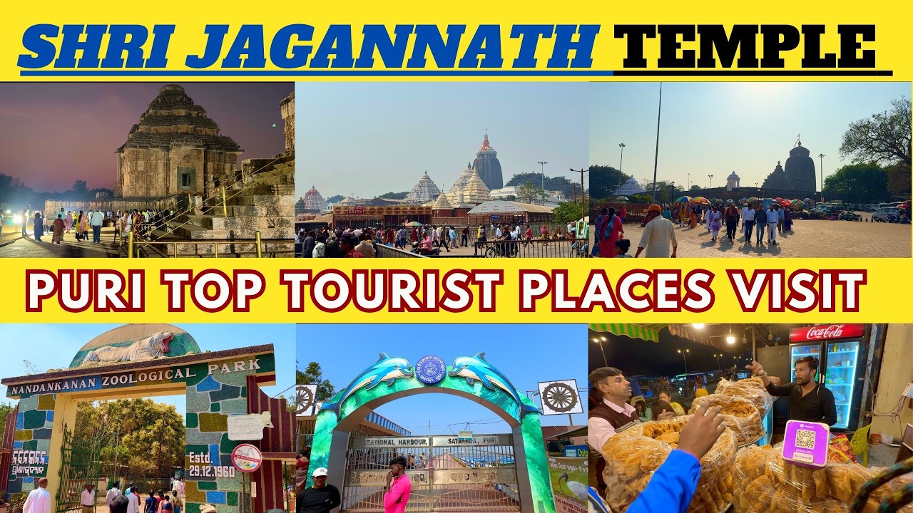 SHRI JAGANNATH TEMPLE | LINGRAJ & KONARK TEMPLE | NANDANKANAN ZOO & CHILKA LAKE | PURI LIGHT HOUSE