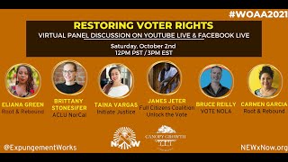 Restoring Voter Rights Panel Discussion