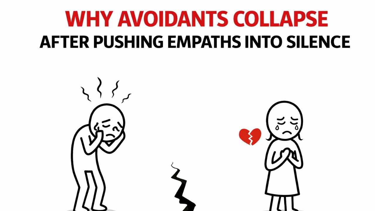 Why Avoidants Collapse After Pushing Empaths Into Silence | Avoidant Psychology