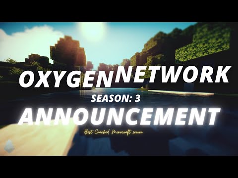 Oxygen Network: Season 3 | Announcement | The best Indian cracked minecraft smp | Harshu