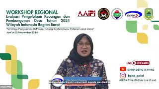 Workshop Regional Desa Wilayah Indonesia Bagian Barat 2024