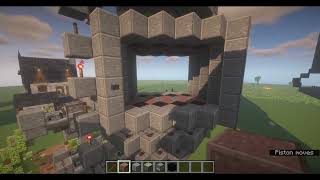 Redstone 4x4 Diagonal Door Showcase
