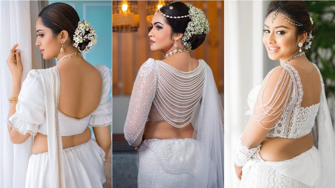 Wedding Bridal Saree Blouse Designs Collection || Bridal Saree Blouse ...