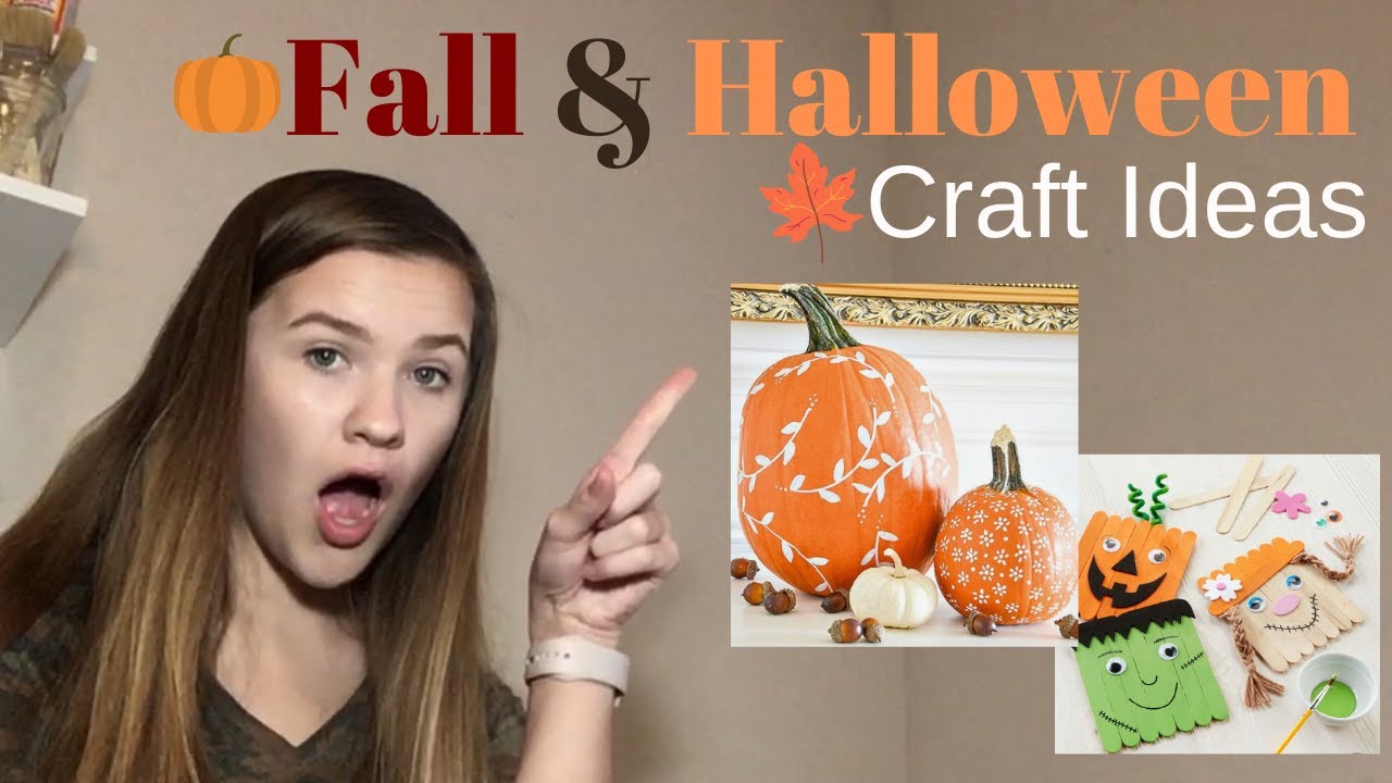 Fall/ Autumn and Halloween Craft Ideas for 2020 | Kids Crafts, Crochet ...