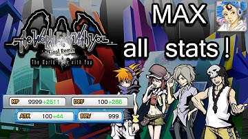 MAX All Stats! | The World Ends With You (Original & Final Remix)