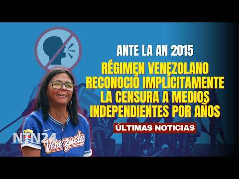 Venezuelan regime implicitly ADMITTED to years of censoring independent media