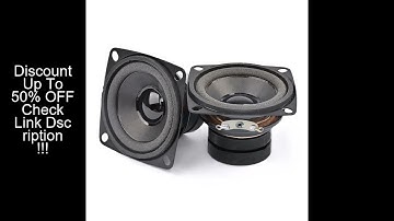 2Pcs 2 Inch Portable Audio Speaker 4 Ohm 8 Ohm 10W Mini Full Range Dual Magnetic Small Loudspeaker D